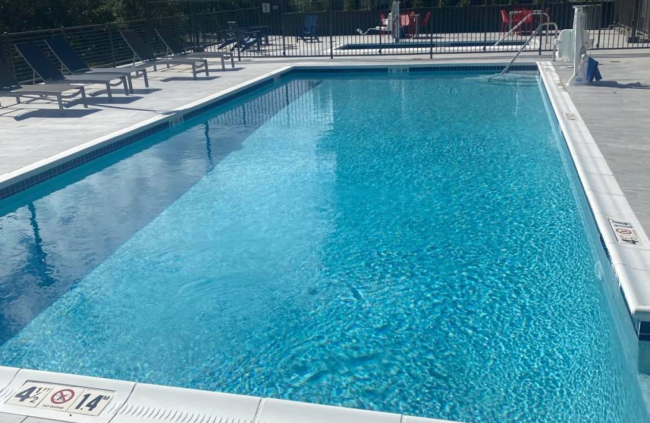 Pool Photo after repair work